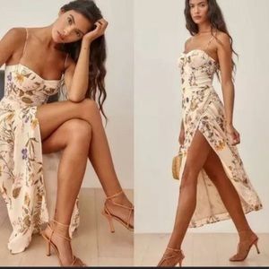 Reformation Kourtney Dress Frolic 10 NWT